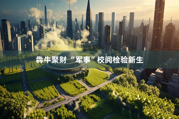 犇牛聚财 “军事”校阅检验新生